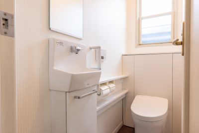 トイレ 手洗い器 レストパル カウンター 収納付き TOTO 神戸市 トラブラン