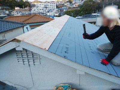ルーフィングシート カッパ23 屋根下葺材 防水シート トラブラン