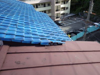 台風10号 雨漏り被害 現場調査 瓦屋根破損 トラブラン