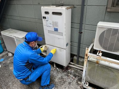 天井 漏水 給湯管 漏れ キッチン 交換 現場調査 戸建て 神戸市 トラブラン 