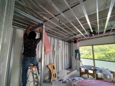 天井上 室内 断熱材 壁 石膏ボード 間取り リフォーム 神戸市 トラブラン 天井上 室内 断熱材 壁 石膏ボード 間取り リフォーム 神戸市 トラブラン
