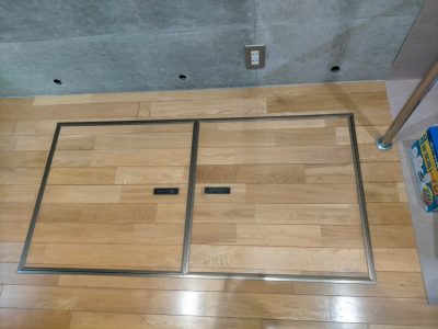 リフォーム 床下収納 なくす 撤去 床上張り施工 神戸市 トラブラン