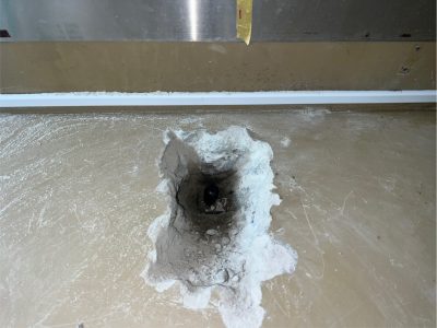 配管 不要 斫り 店舗改装 店内 内装 工事 新店舗 神戸市 トラブラン